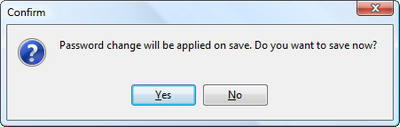 Confirm whether you want to save outline after setting or changing the outline password. Click to enlarge...